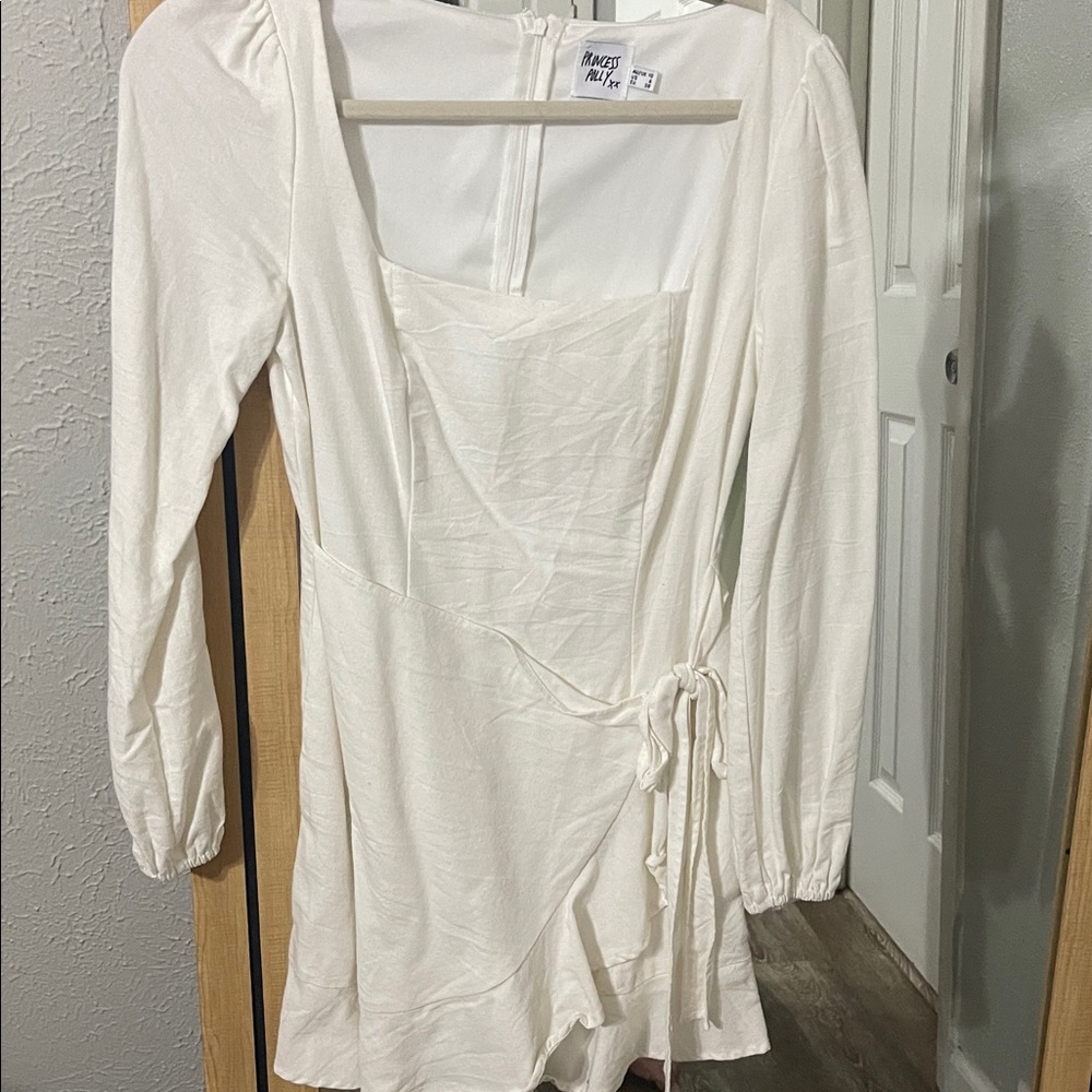 Princess Polly White Mini Dress - Picture 3 of 4
